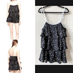 Kate Spade Polka Dot Ruffle Sleep Tank